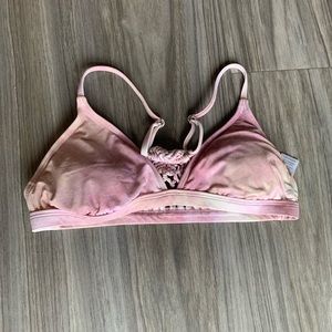 BILLABONG light pink tie dye swim top